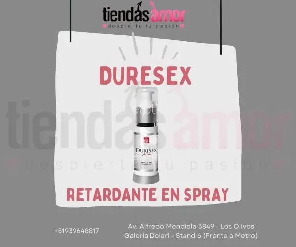 Duresex spray retardante instantaneo TIENDAS AMOR - IZAGUIRRE